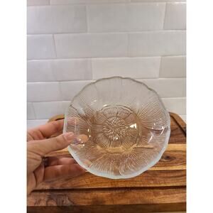 Set of 6 arcoroc France FLEUR Bowl 5 3/4” Berry Dessert/Salad Bowls Shallow